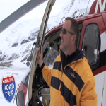 Helicopter Glacier Landing in Alaska