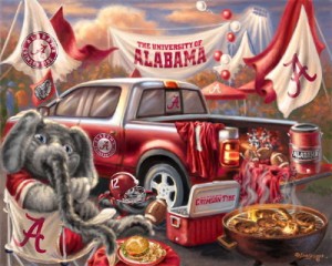 b684 alabama tailgate fleece panel