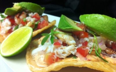 Celebrate Cinco de Mayo with Crab Tostadas and Chipotle Remoulade #Recipe