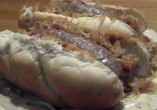 Beer Brats with Kickoff Kraut