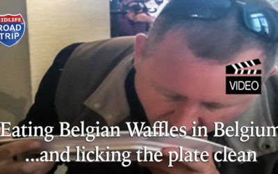 Eating a Belgian Waffle in Belgium …and Licking the Plate Clean!