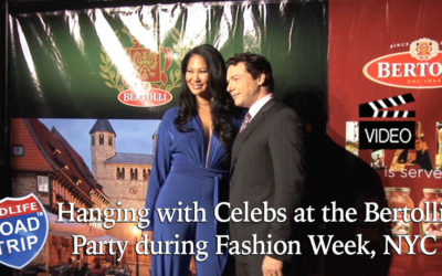 Hanging with Celebs at the Bertolli Party during Fashion Week, NYC