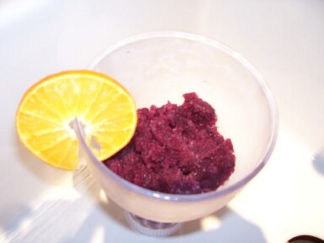 Start the New Year by “Aging Backwards” Purple Grape Granita #recipe