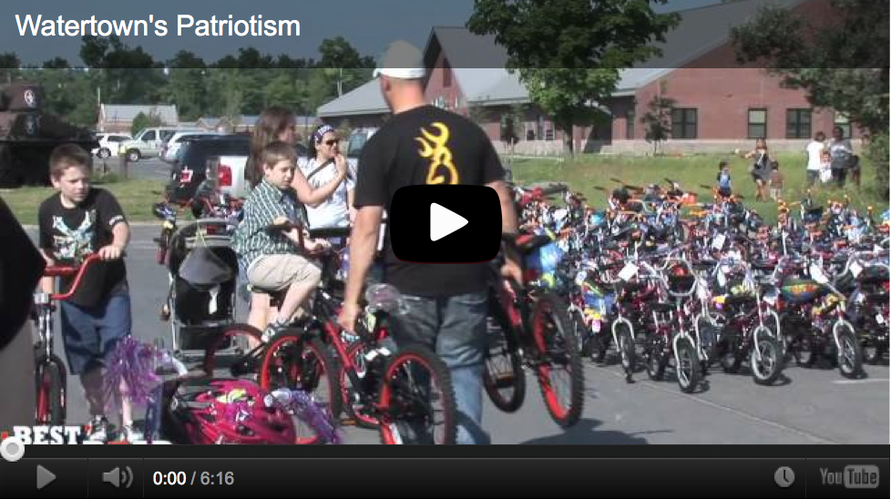 Patriotic Watertown, NY  (VIDEO) #BestOfTheRoad