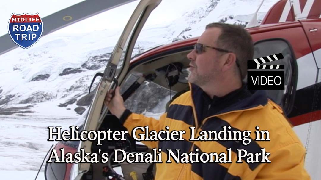 Helicopter Glacier Landing in Alaska’s Denali National Park