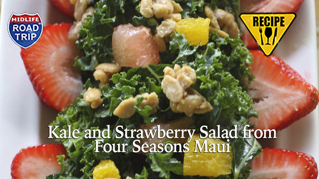 Kale and Strawberry Salad from @FSMaui #Recipe #PictureMaui