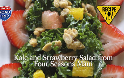 Kale and Strawberry Salad from @FSMaui #Recipe #PictureMaui