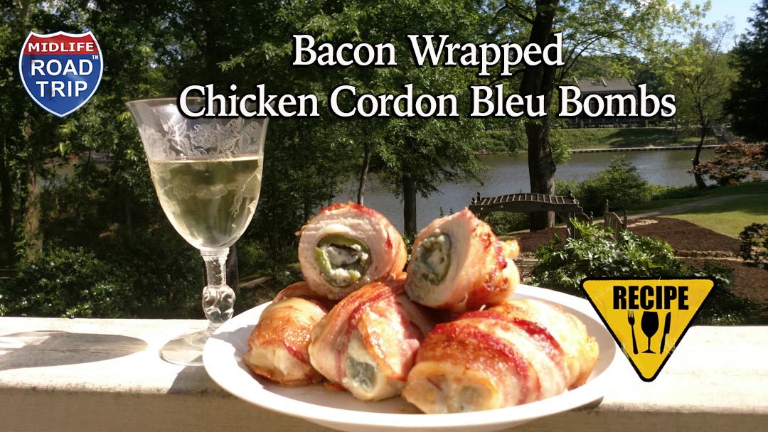 Recipe: Bacon Wrapped Chicken Cordon Bleu Bombs