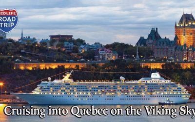 Cruising into Quebec on the Viking Sky