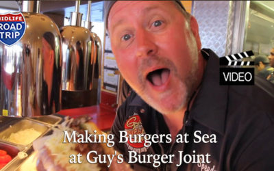 Making Burgers at Sea at Guy’s Burger Joint